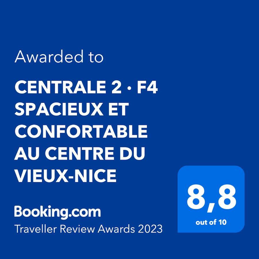 Centrale 2 - F4 Spacieux Et Confortable Au Centre Du Vieux-Nice Leilighet Eksteriør bilde